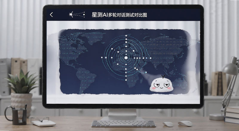 星测AI多轮对话测试对比图