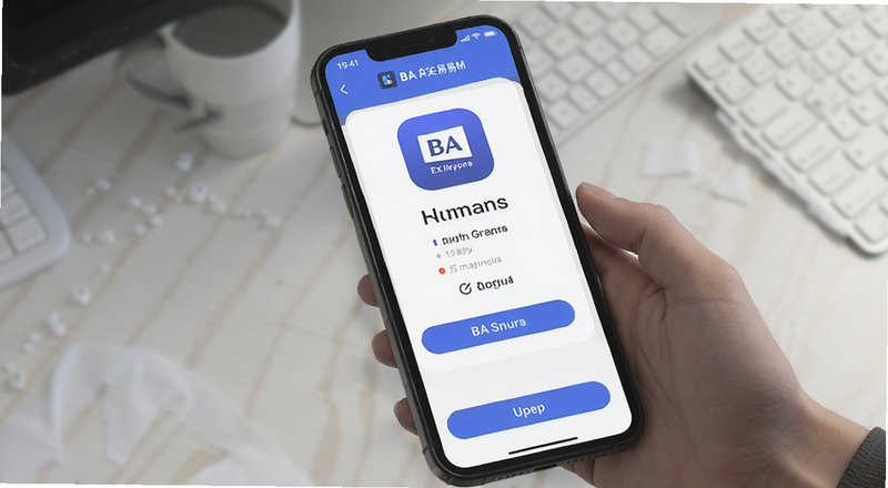 BA交易所APP新手操作界面预览图