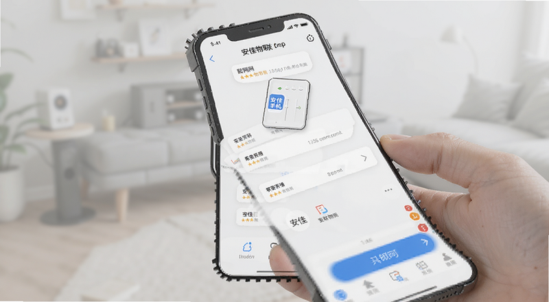 安佳物联监控手机配网界面预览图