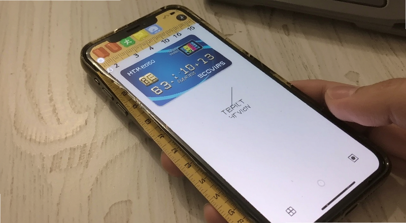 银行卡校准手机屏幕尺子预览图