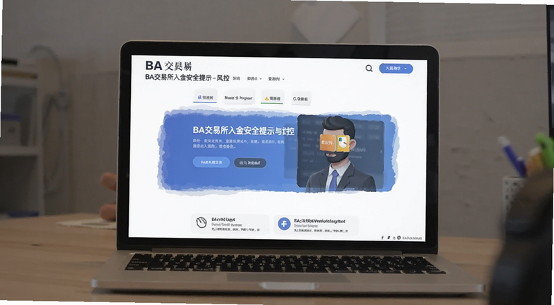 BA交易所入金安全提示与风控页面预览图