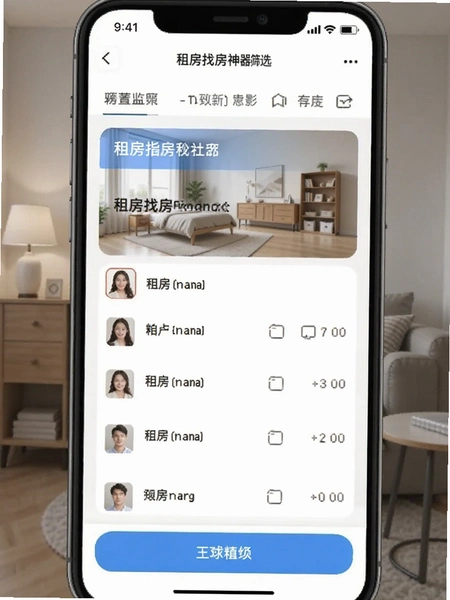 租房找房神器筛选界面截图