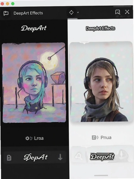 DeepArt Effects �����ͼ�Ա�