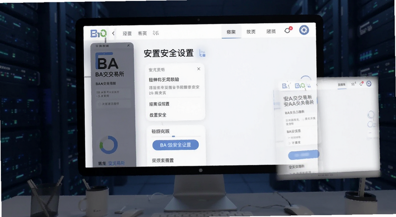BA交易所安全设置页面预览图