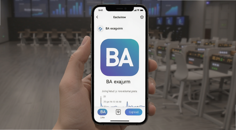 BA交易所APP手机界面预览图