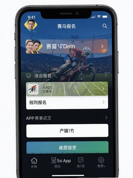 上马APP赛事报名界面