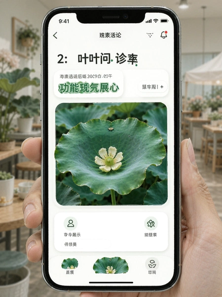 荷叶问诊app界面功能展示