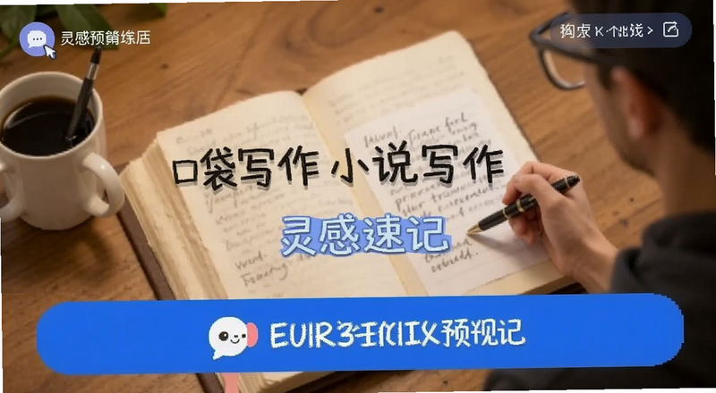 口袋写作小说写作助手灵感速记功能预览图