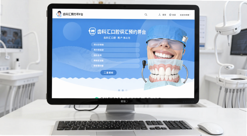 齿科汇口腔平台用户预约流程界面预览图