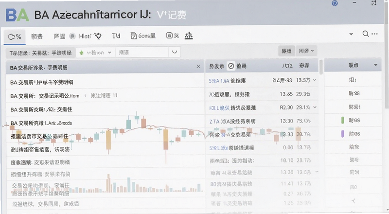 BA交易所交易记录手续费明细