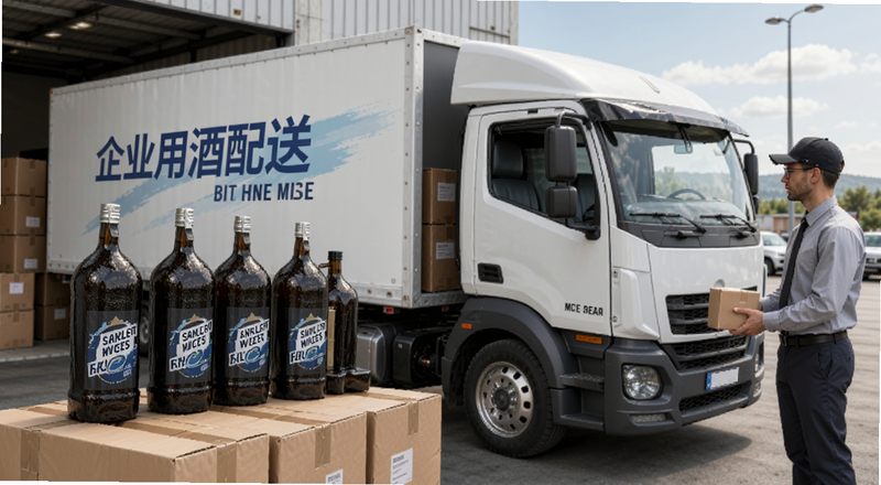 企业用酒配送发货图
