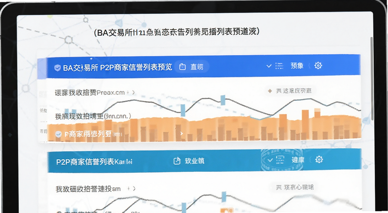 BA交易所P2P商家信誉列表预览图