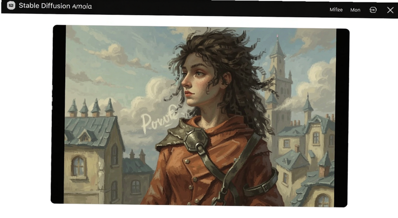 Stable Diffusion安卓版生成绘画作品预览图