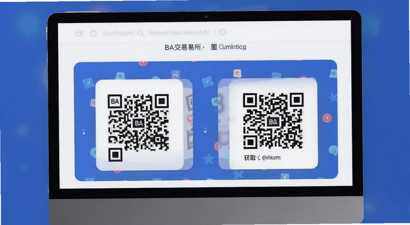 BA交易所充值地址与二维码获取界面预览图