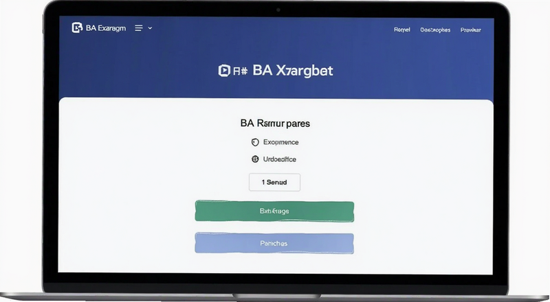 BA交易所充值页面操作界面预览图