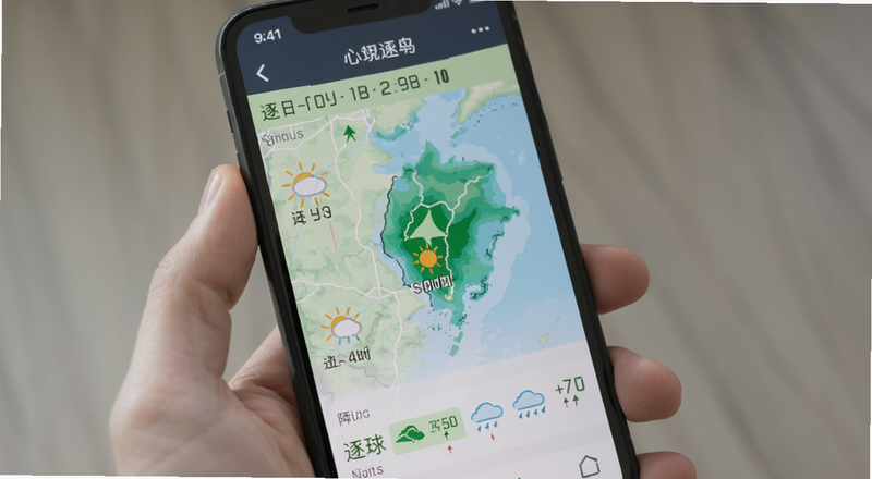 �ֻ��鿴��Сʱ��ˮԤ������ͼ