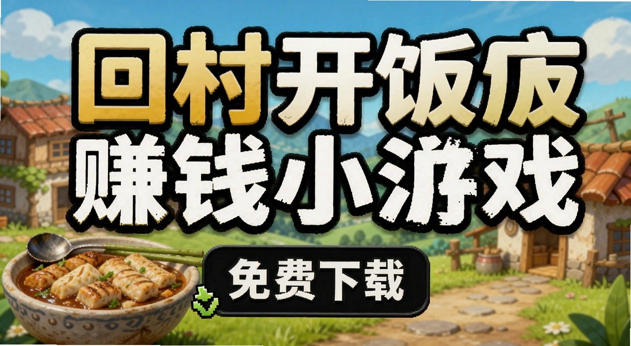 回村开饭店赚钱小游戏