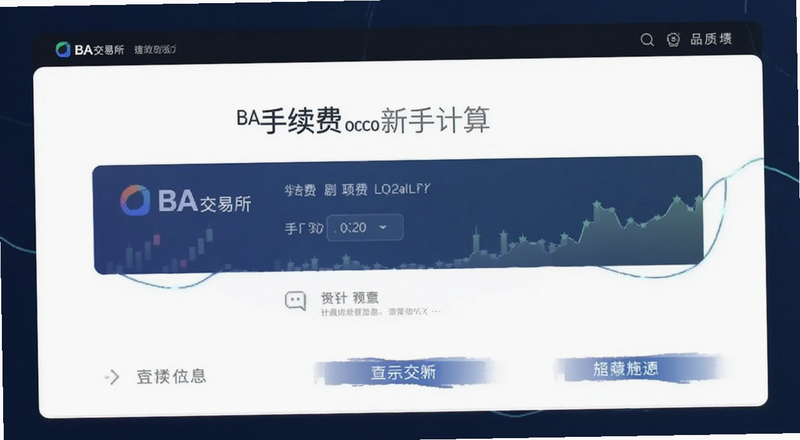 BA交易所手续费新手计算界面预览图
