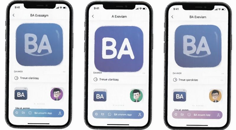 BA交易所APP手机界面预览图
