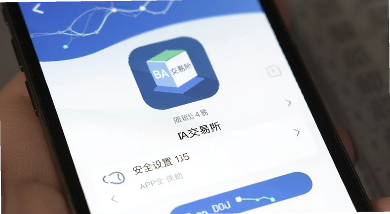 BA交易所APP安全设置页面预览图