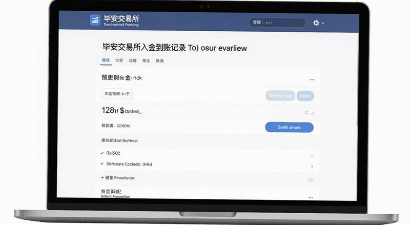 毕安交易所入金到账记录页面预览图