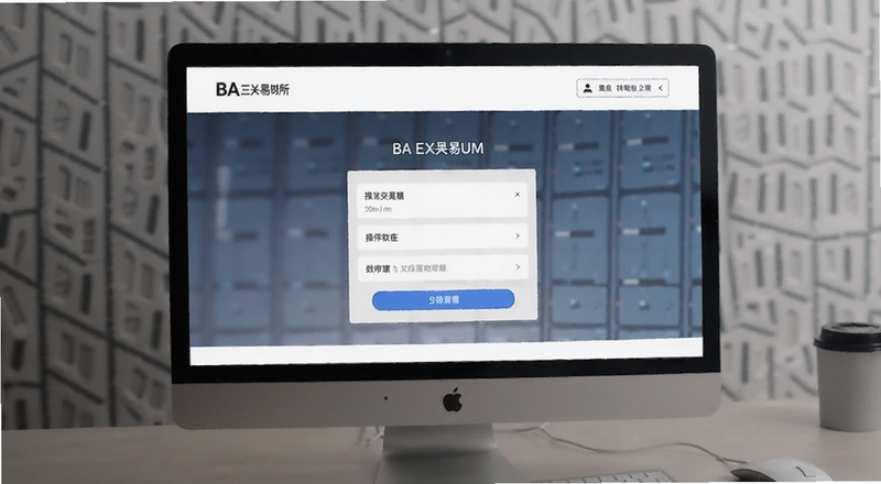 BA交易所注册页面操作界面预览图