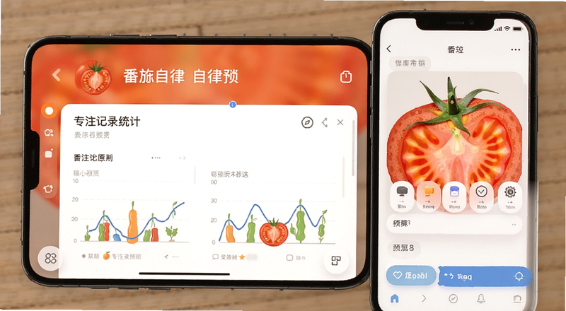 番茄自律锁专注记录统计预览图