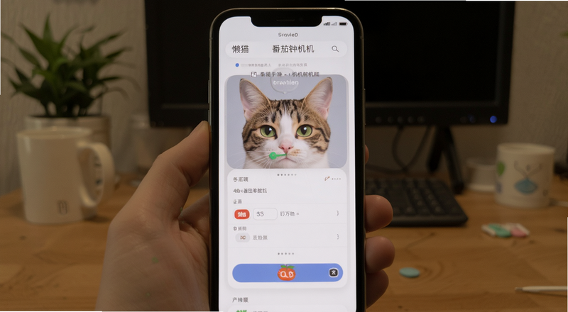 懒猫自律番茄钟锁机设置界面预览图
