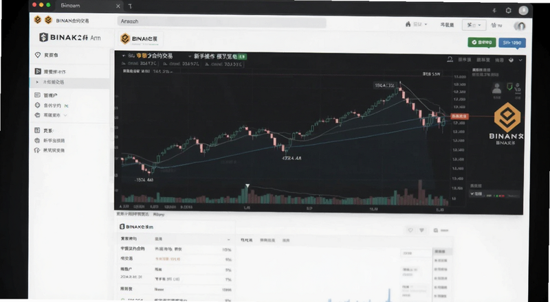 币安合约交易界面新手操作预览图
