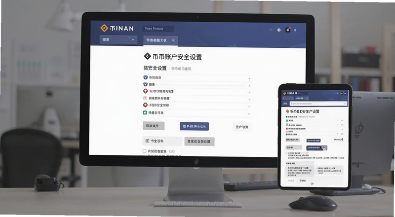 币安账户安全设置页面预览图