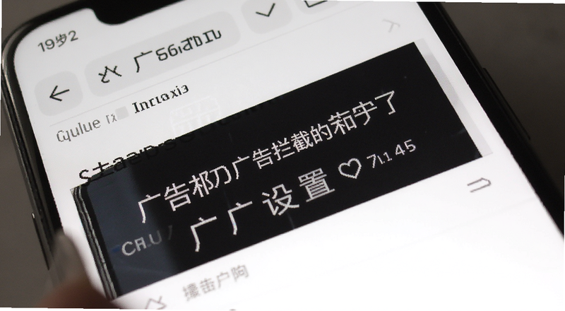 手机浏览器广告拦截设置界面预览图