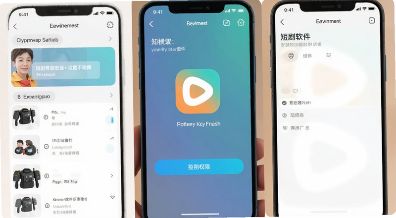 短剧软件安装权限设置界面预览图