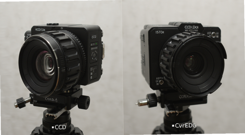 CCD����عⲹ������ʵ�ĶԱ�ͼ