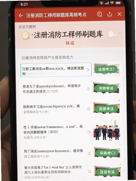 注册消防工程师刷题库高频考点页面截图