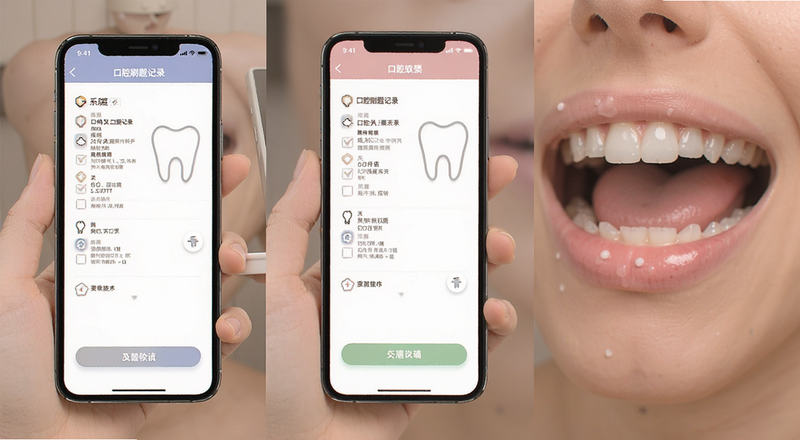 手机端口腔刷题记录同步界面预览图