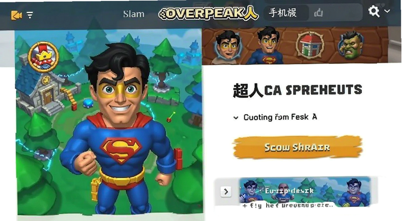 overpeak超人游戏手机版下载页面预览图
