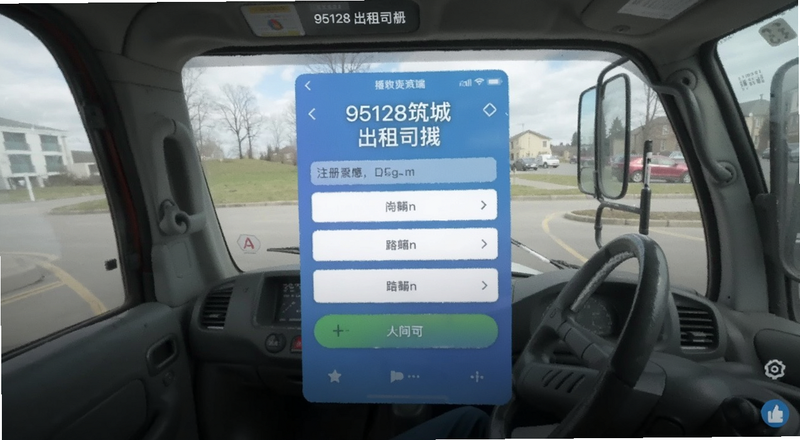 95128筑城出租司机端注册页面截图