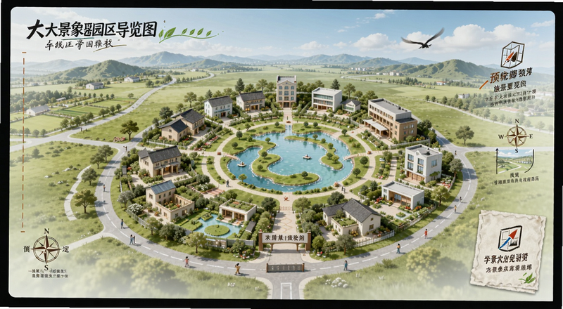 大景象文旅园区导览图预览图