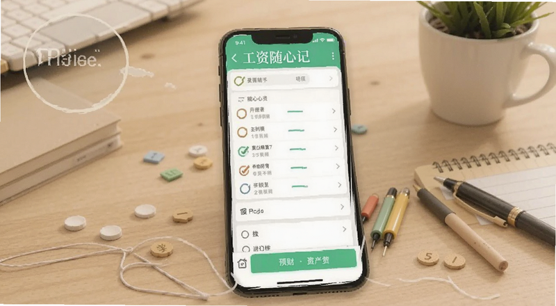 工资随心记记账界面预览图