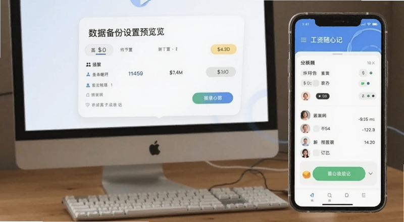 工资随心记数据备份设置预览图