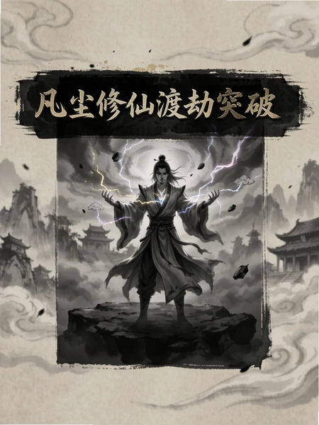 凡尘修仙渡劫突破场景文字界面