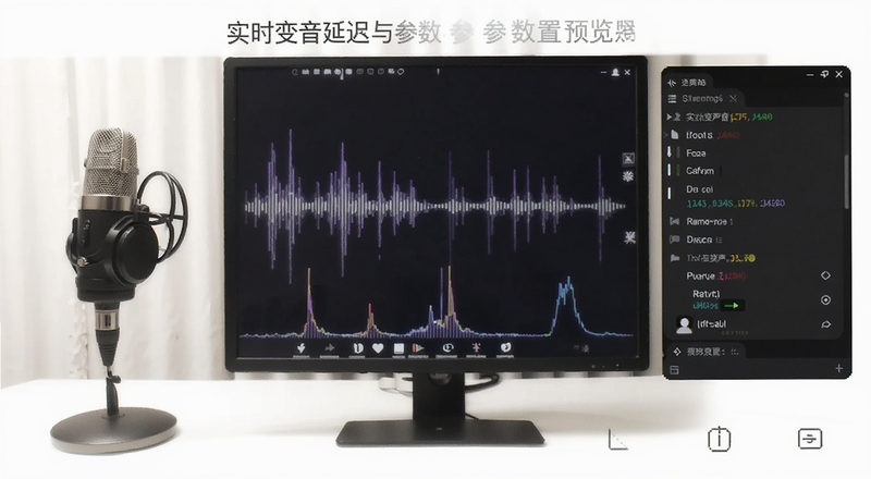 实时变声延迟与参数设置预览图