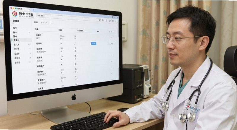 豫中一医生端患者列表页面预览图