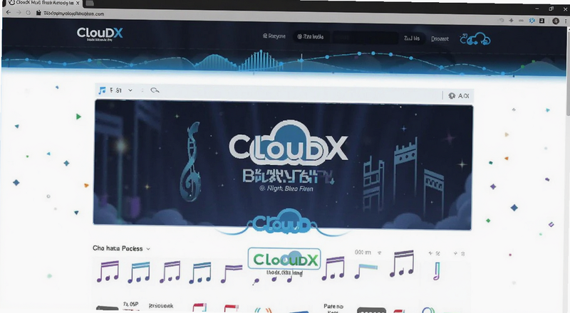 CloudX音乐播放下载工具官网下载页面预览图