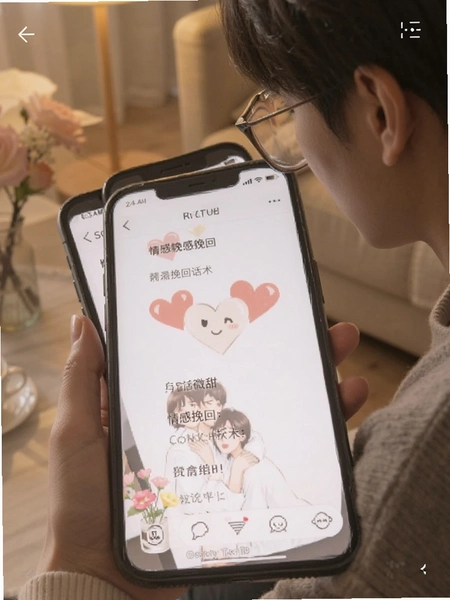 情话微甜情感挽回话术板块截图