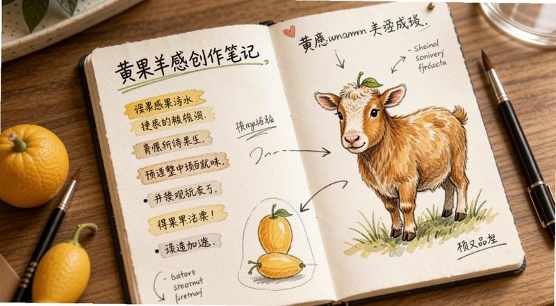 黄果羊灵感创作笔记标签整理预览图