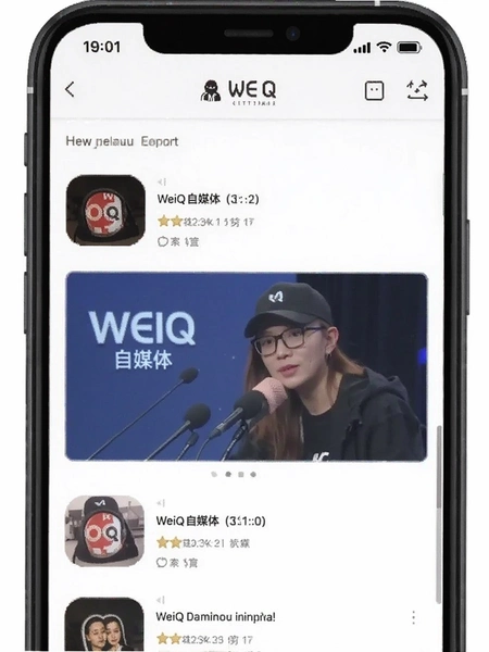 WeiQ自媒体 界面截图