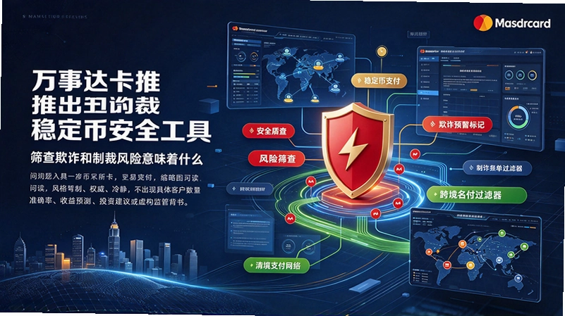 万事达卡推出稳定币安全工具-筛查欺诈和制裁风险意味着什么截图 万事达卡推出稳定币安全工具-筛查欺诈和制裁风险意味着什么截图