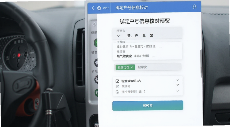 燃气缴费宝绑定户号信息核对页面预览图