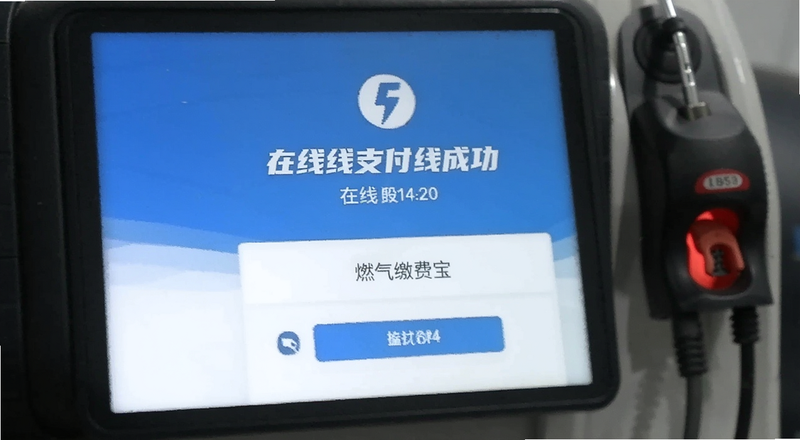 燃气缴费宝在线支付成功页面预览图
